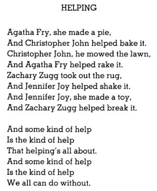 shel silverstein helping